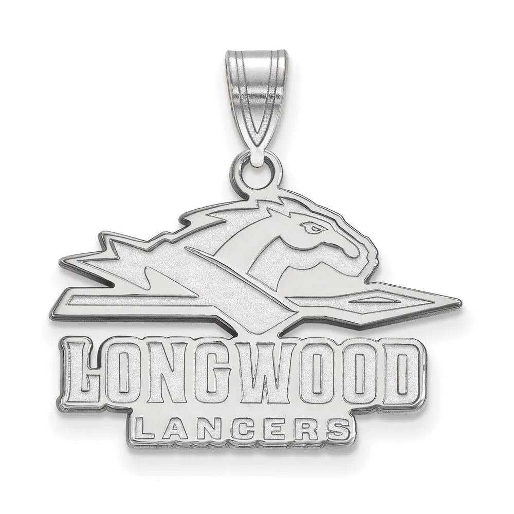 10k White Gold Longwood U Medium Pendant