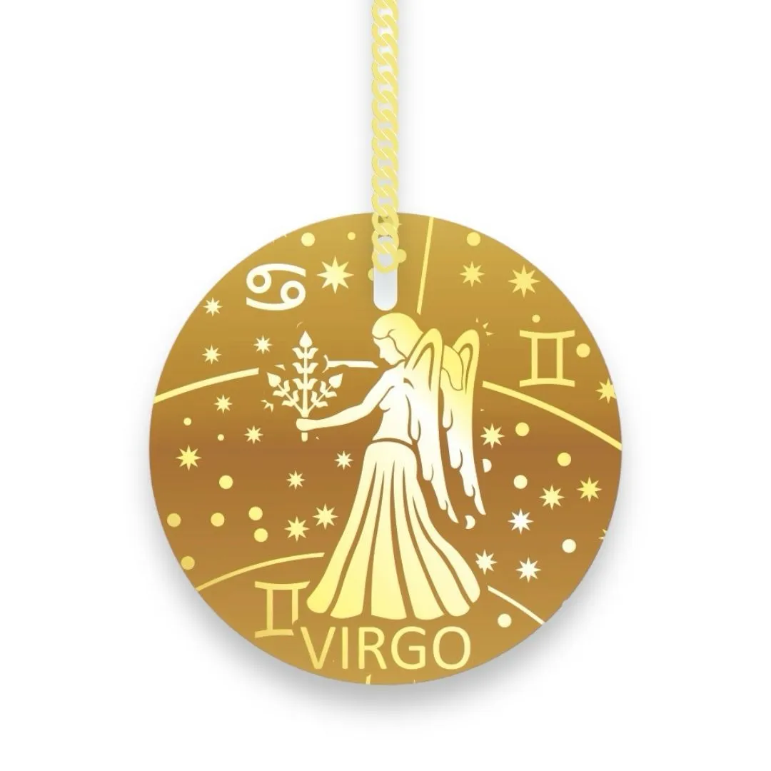 14k Virgo Pendant