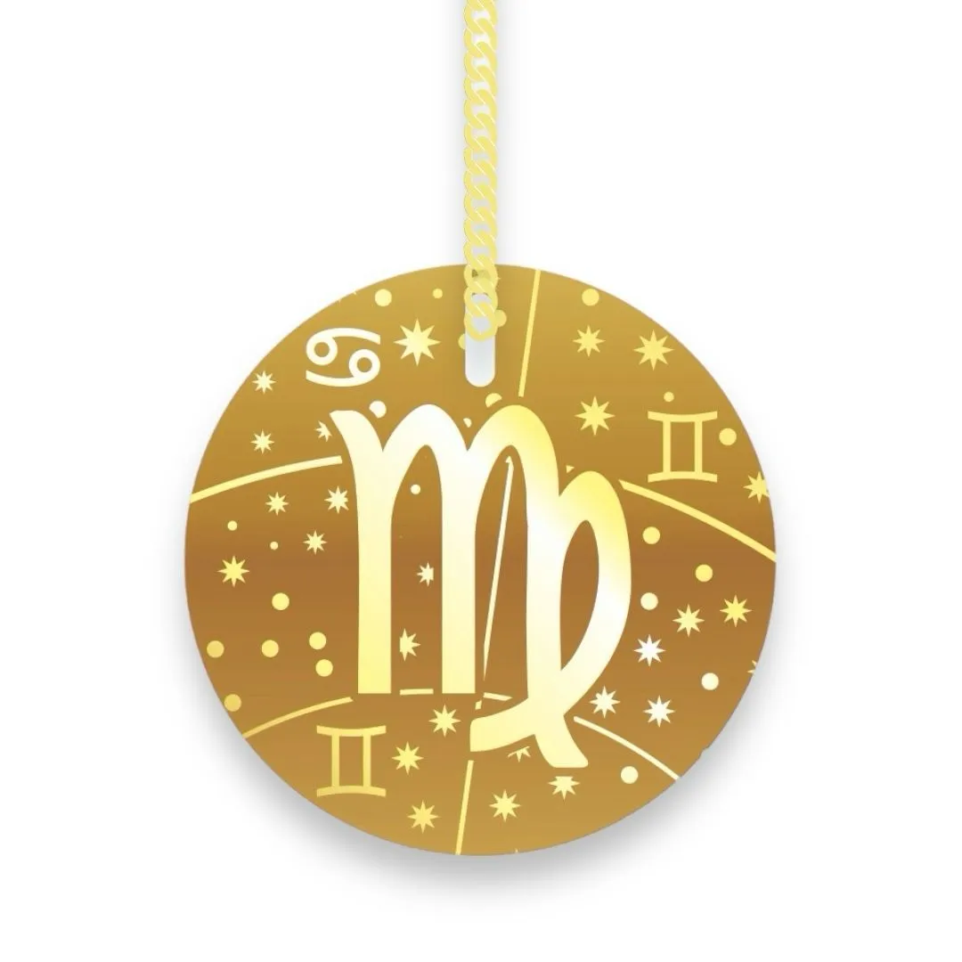 14k Virgo Pendant