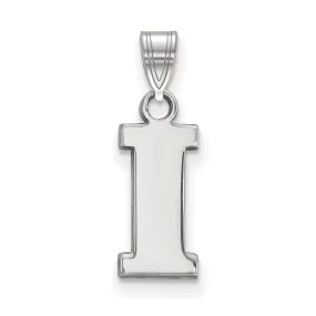 14k White Gold U. of Iowa Small Initial I Pendant