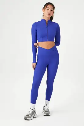 Active Ribbed Surplice Leggings