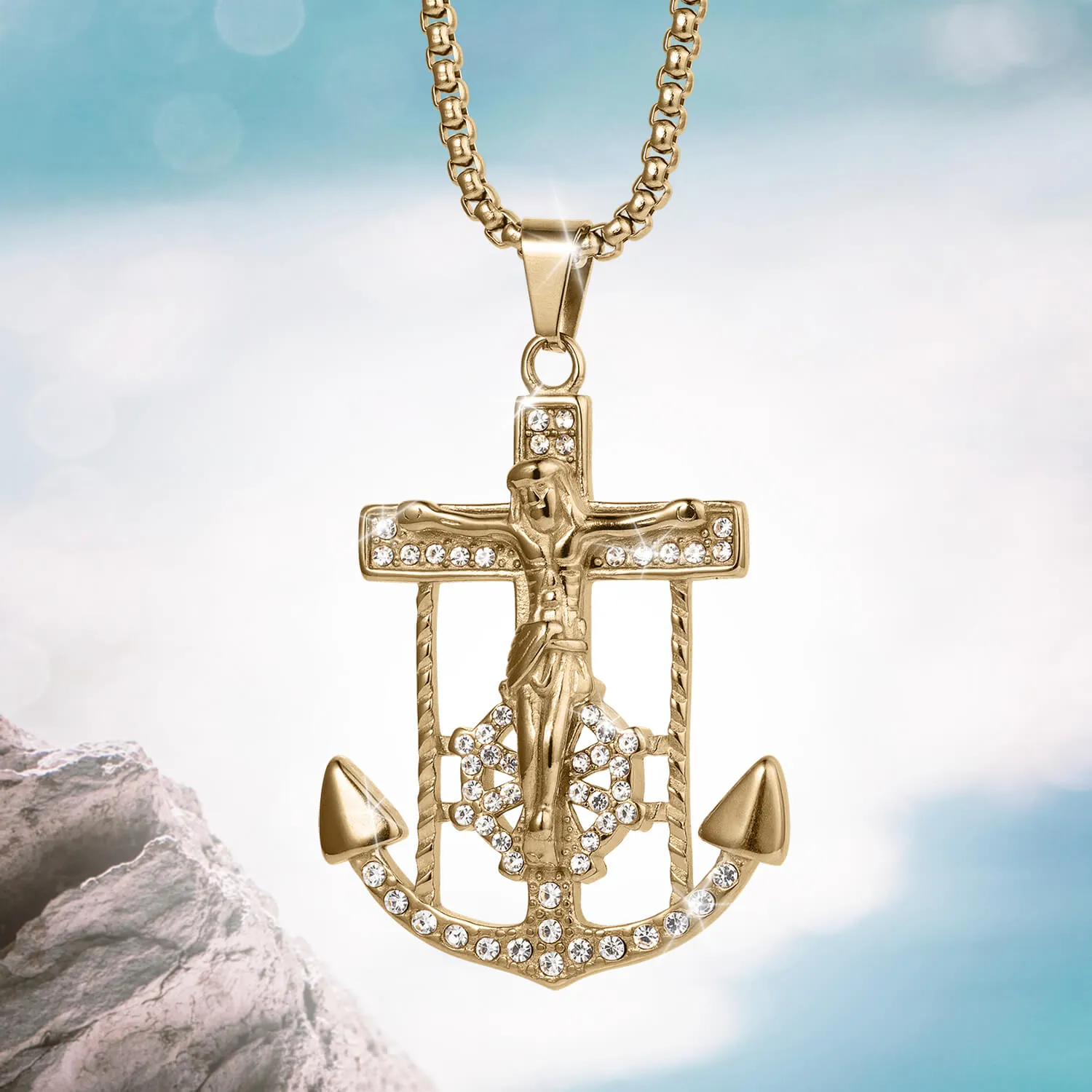 Anchored Mariner's Pendant