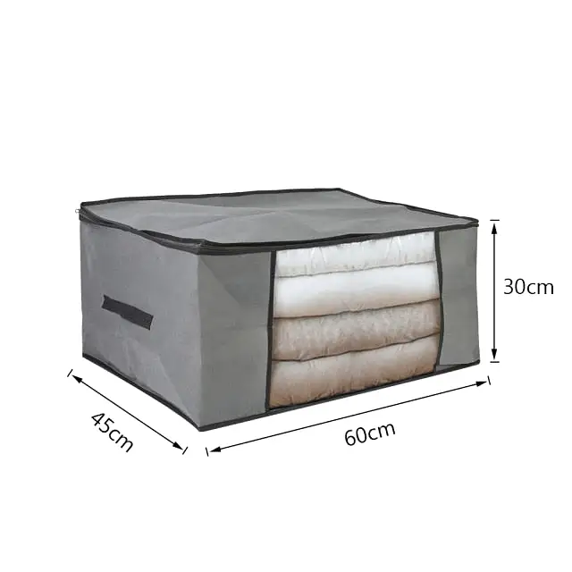 Ashore Shop clothing Zipper Fabric Moisture-Proof Storage Box