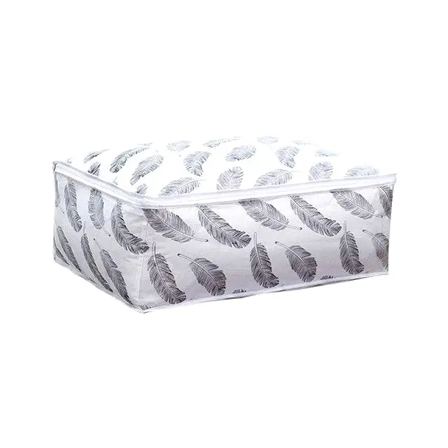 Ashore Shop clothing Zipper Fabric Moisture-Proof Storage Box