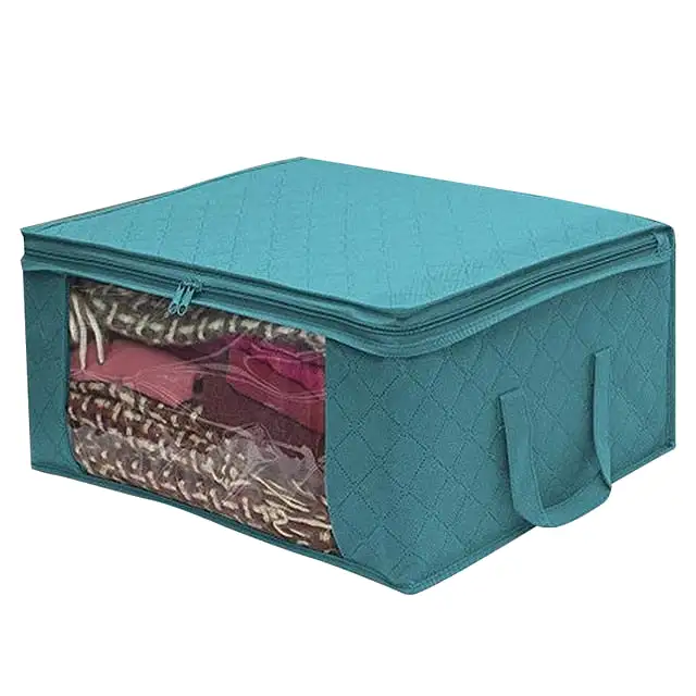 Ashore Shop clothing Zipper Fabric Moisture-Proof Storage Box