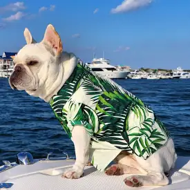 Ashore Shop Pet Dog Hawaiian Shirt Beach Print Clothing