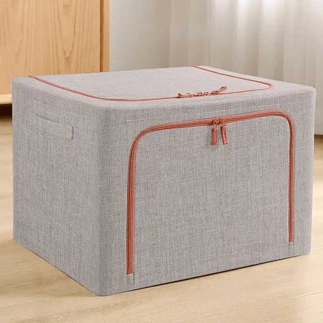 AshoreShop Clothing or Toy Fabric Sturdy Organizer Storage Box