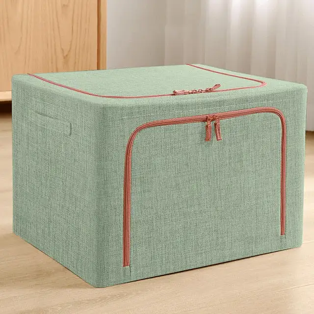 AshoreShop Clothing or Toy Fabric Sturdy Organizer Storage Box