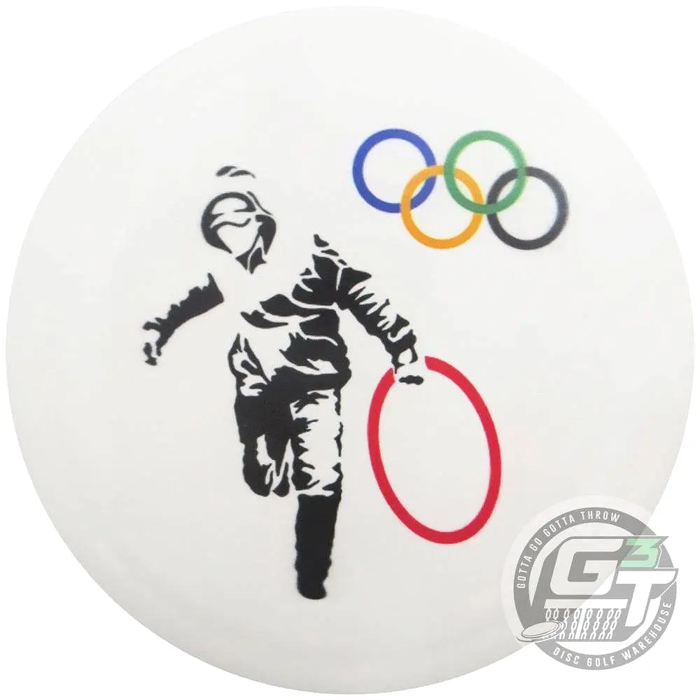 Banksy Full Color Olympic Rings Prodigy Ace Line DuraFlex D Model S Distance Driver Golf Disc