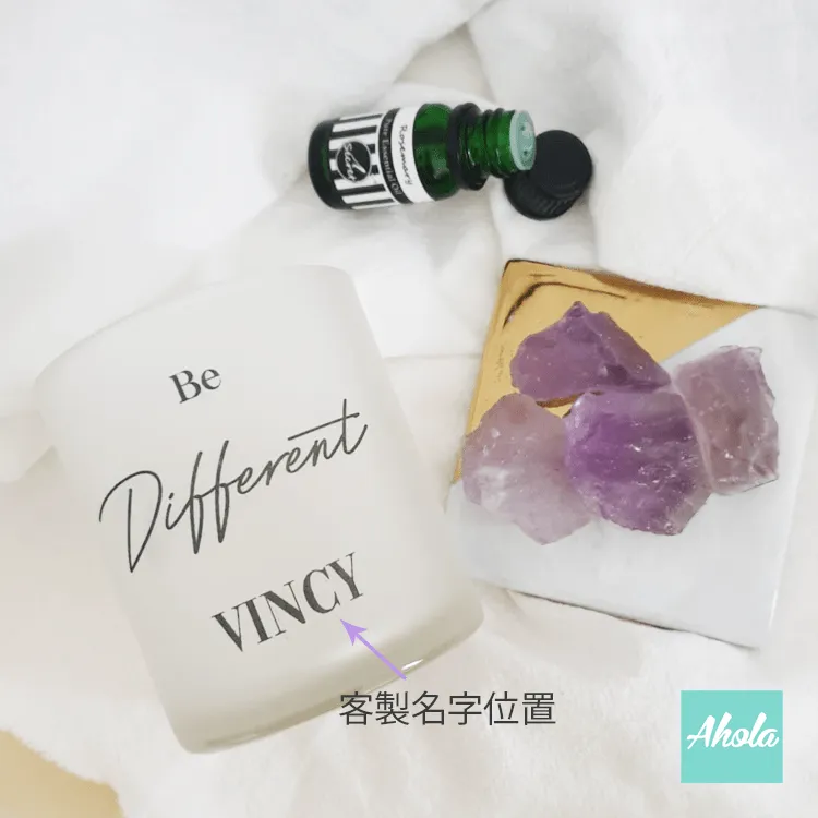 【Be Different】Aromatherapy Crystal Stone Essential Oil Diffuser 香薰水晶石玻璃瓶