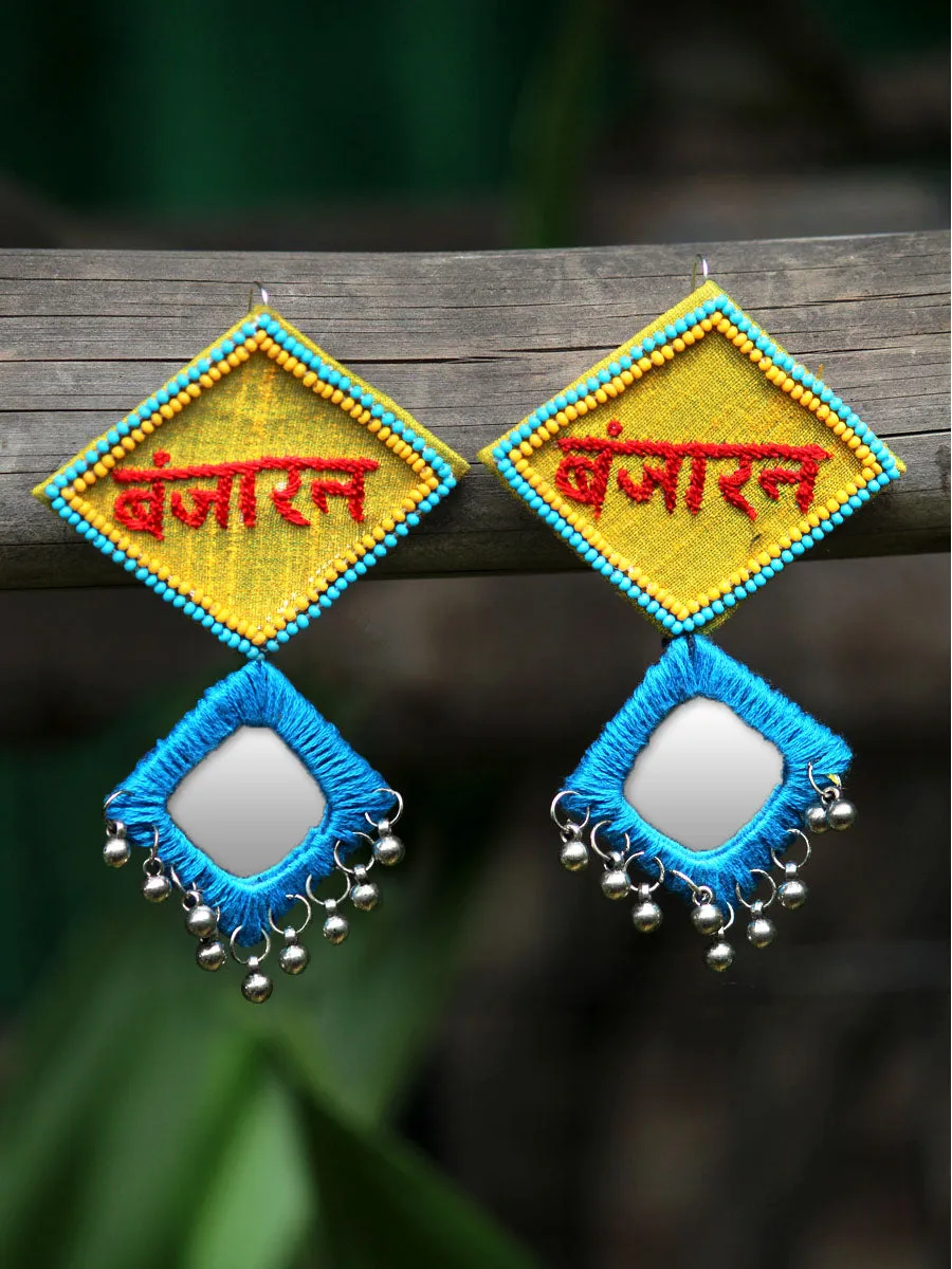 Beautiful Banjaran Mirror Earrings