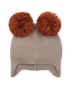 Bebe Eli Pom Pom Knitted Beanie