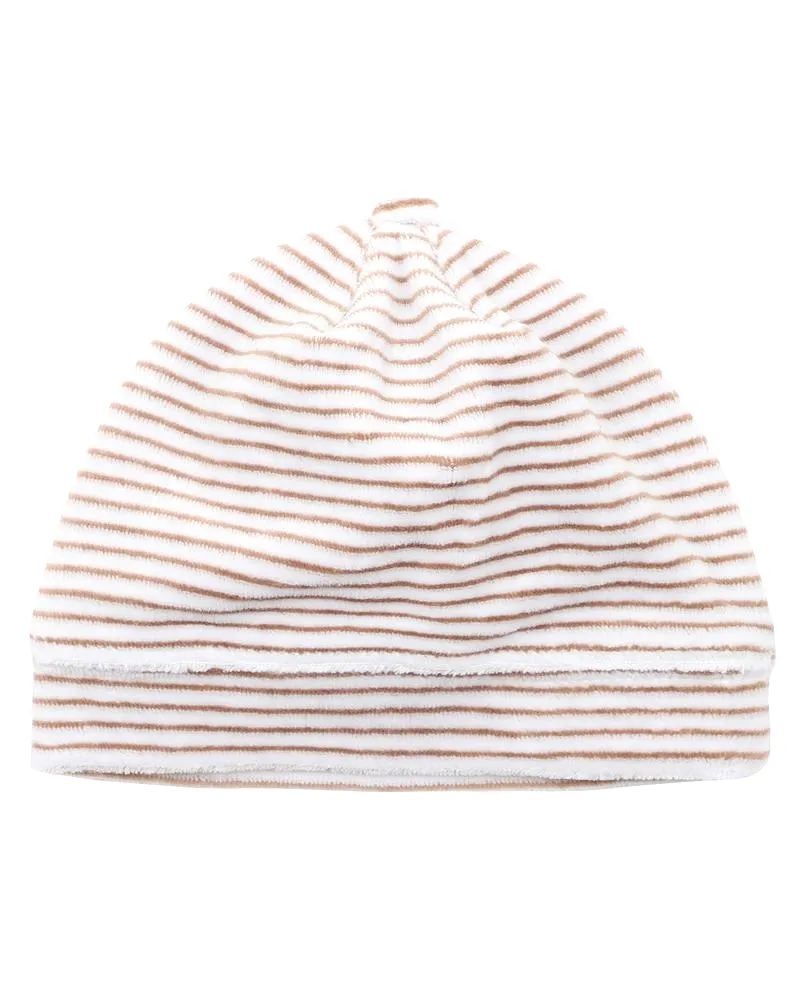 Bebe Eli Stripe Velour Hat