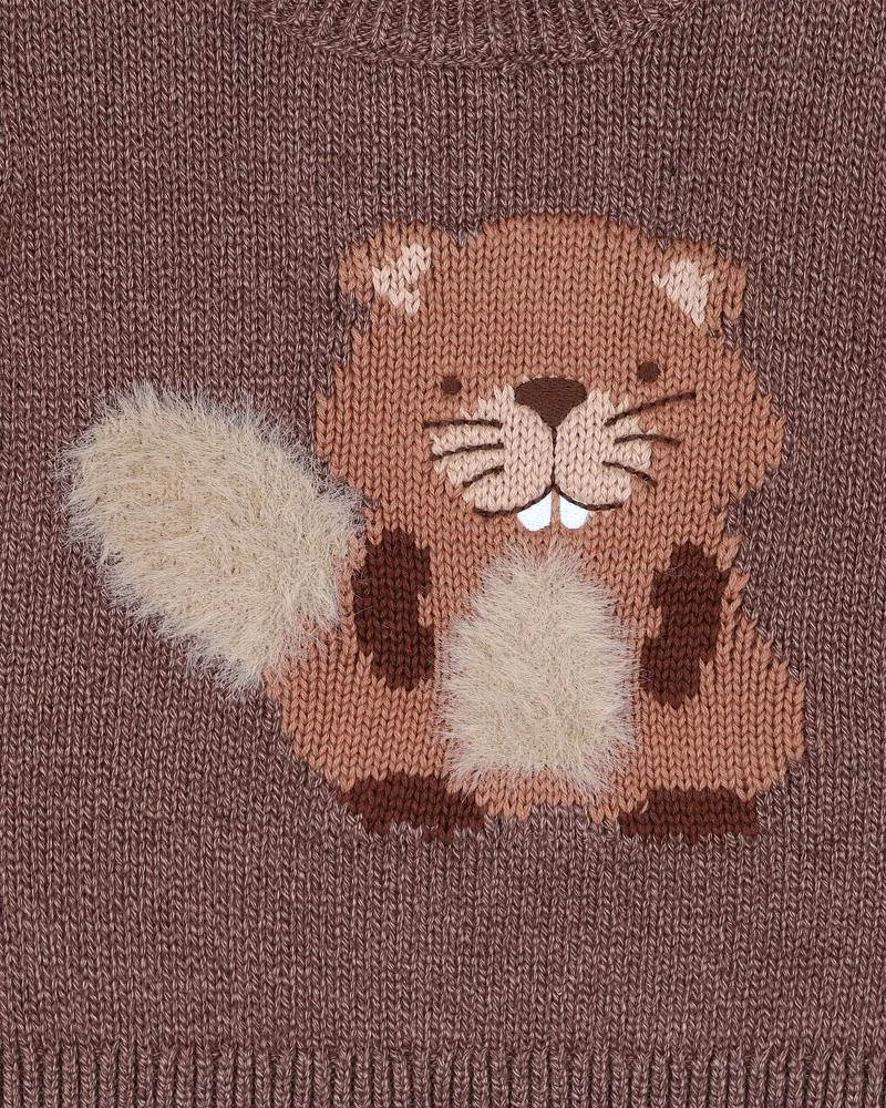 Bebe Myles Beaver Knitted Jumper