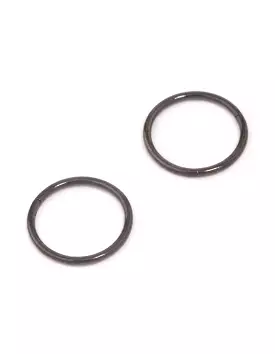 Black Coated Titanium Fine Sleeper Earrings