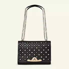 BOD84MA - Cuadra black fashion stingray crossbody bag for women