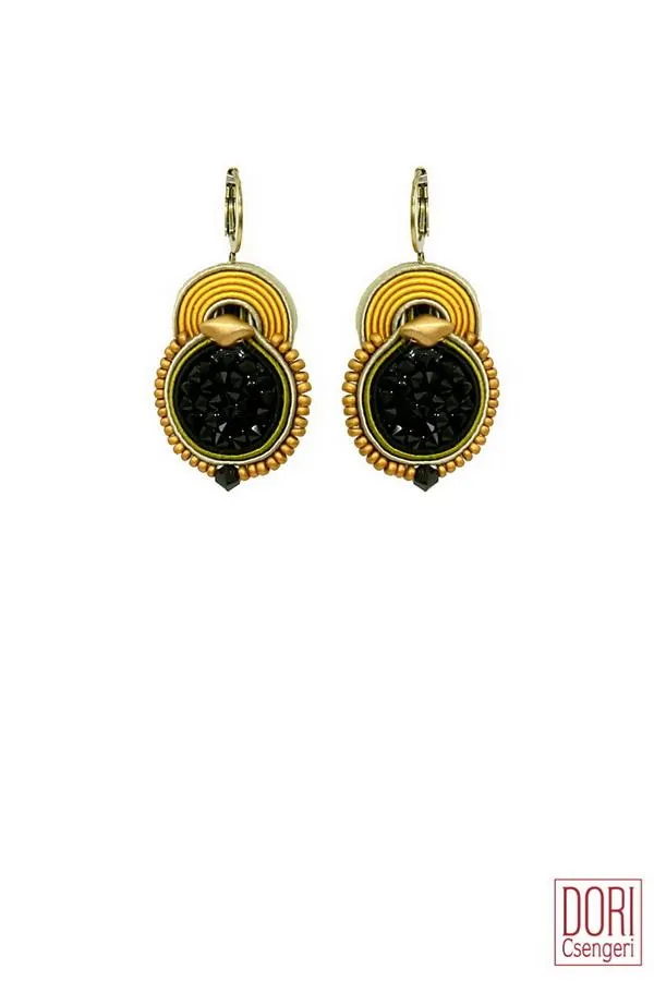 Bossa Nova Two Tone Earrings