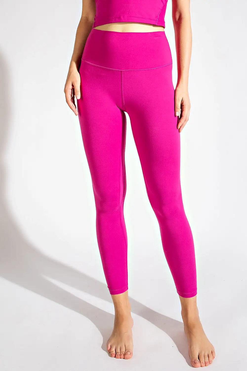 Butter Yoga Leggings - Raspberry