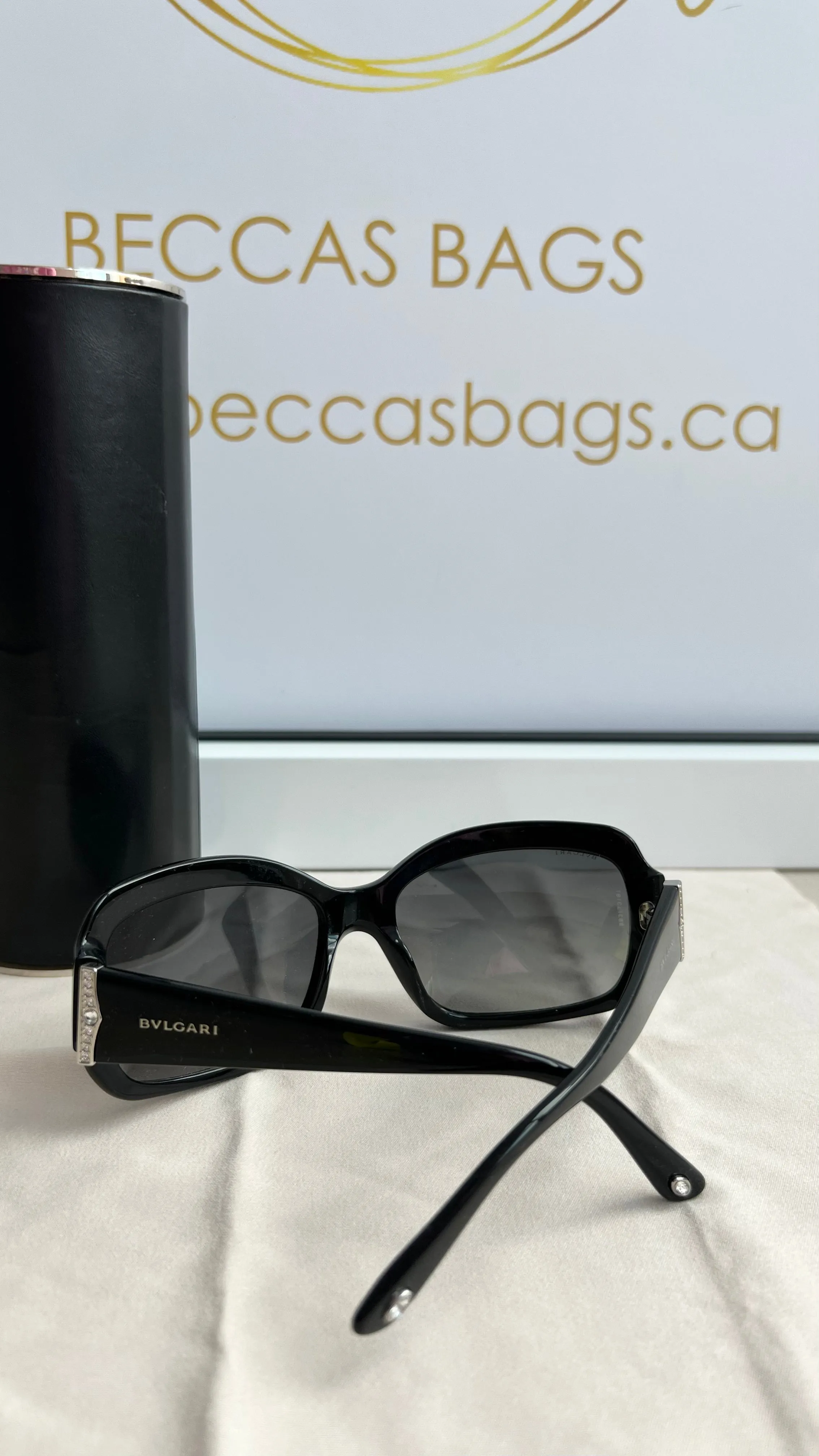 Bvlgari Crystal Sunglasses