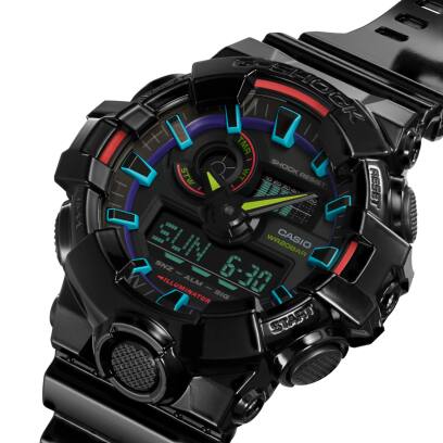 CASIO G-Shock ANALOG-DIGITAL GA-700 SERIES (GA-700RGB-1A)