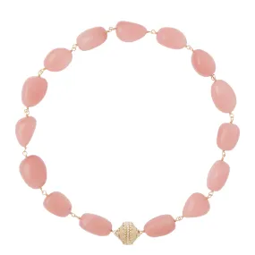 Caspian Small Guava Quartz Necklace