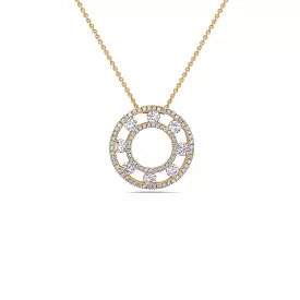 CHARLES KRYPELL Diamond Air Circle Pendant