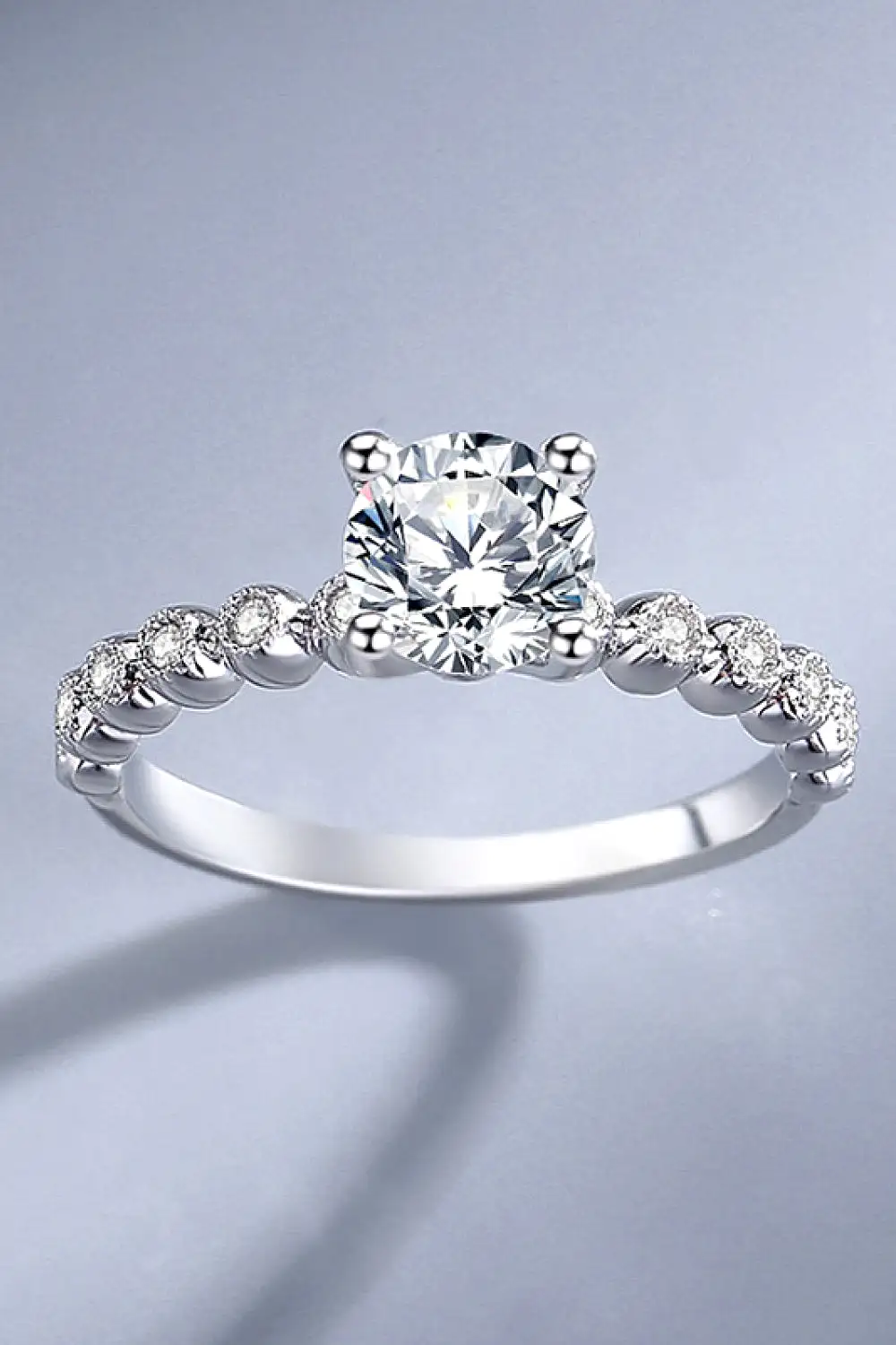 Classic 4-Prong Moissanite Ring