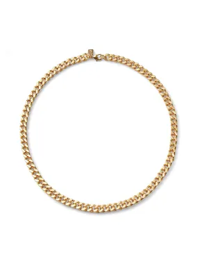 Crystal Haze Plain Jane Necklace in Gold