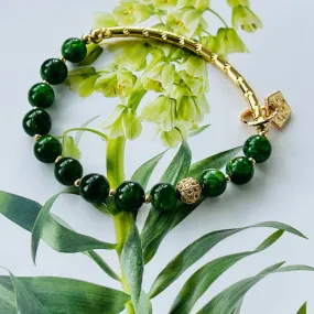 Delightful Diopside Delicate Diadem Bracelet