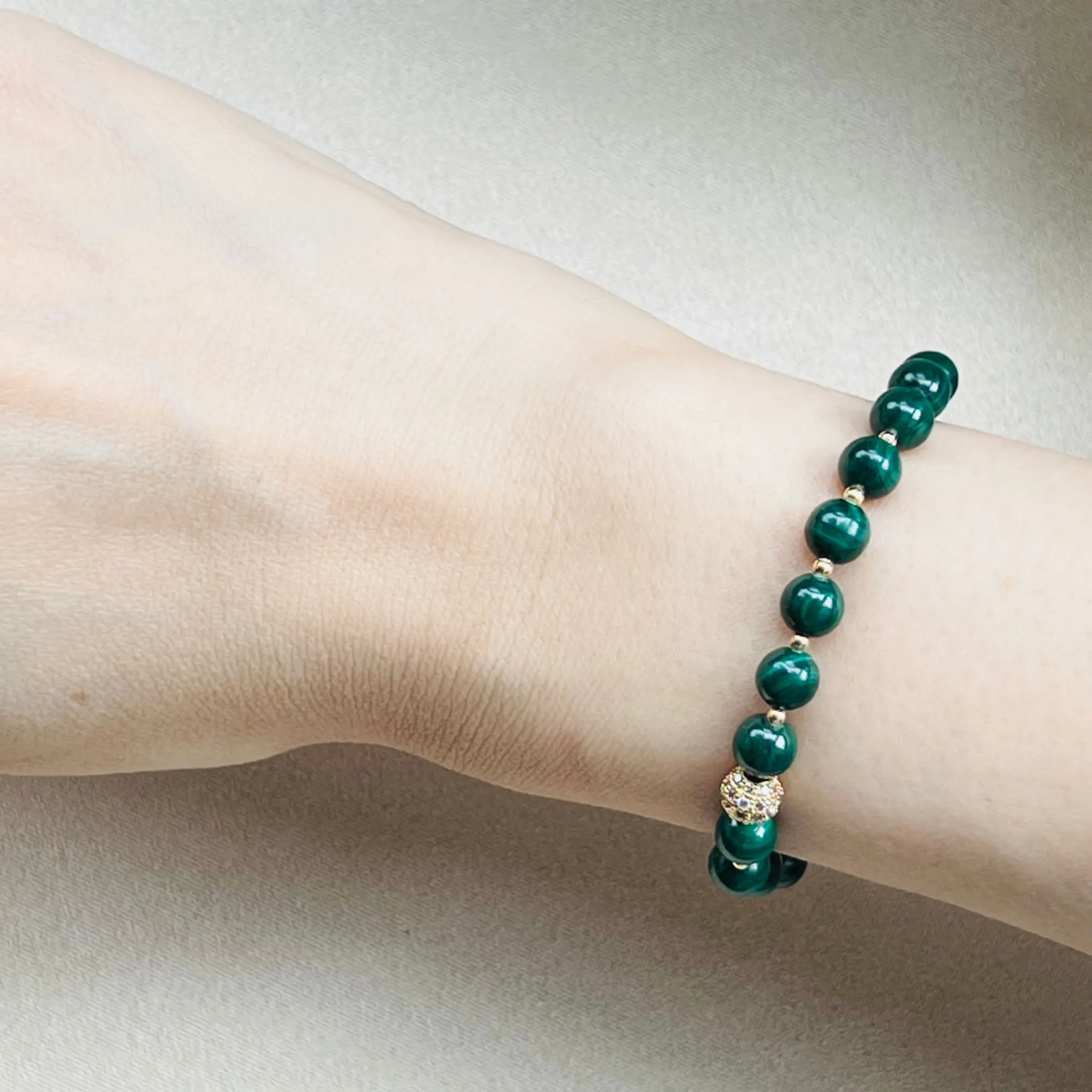 Delightful Diopside Delicate Diadem Bracelet