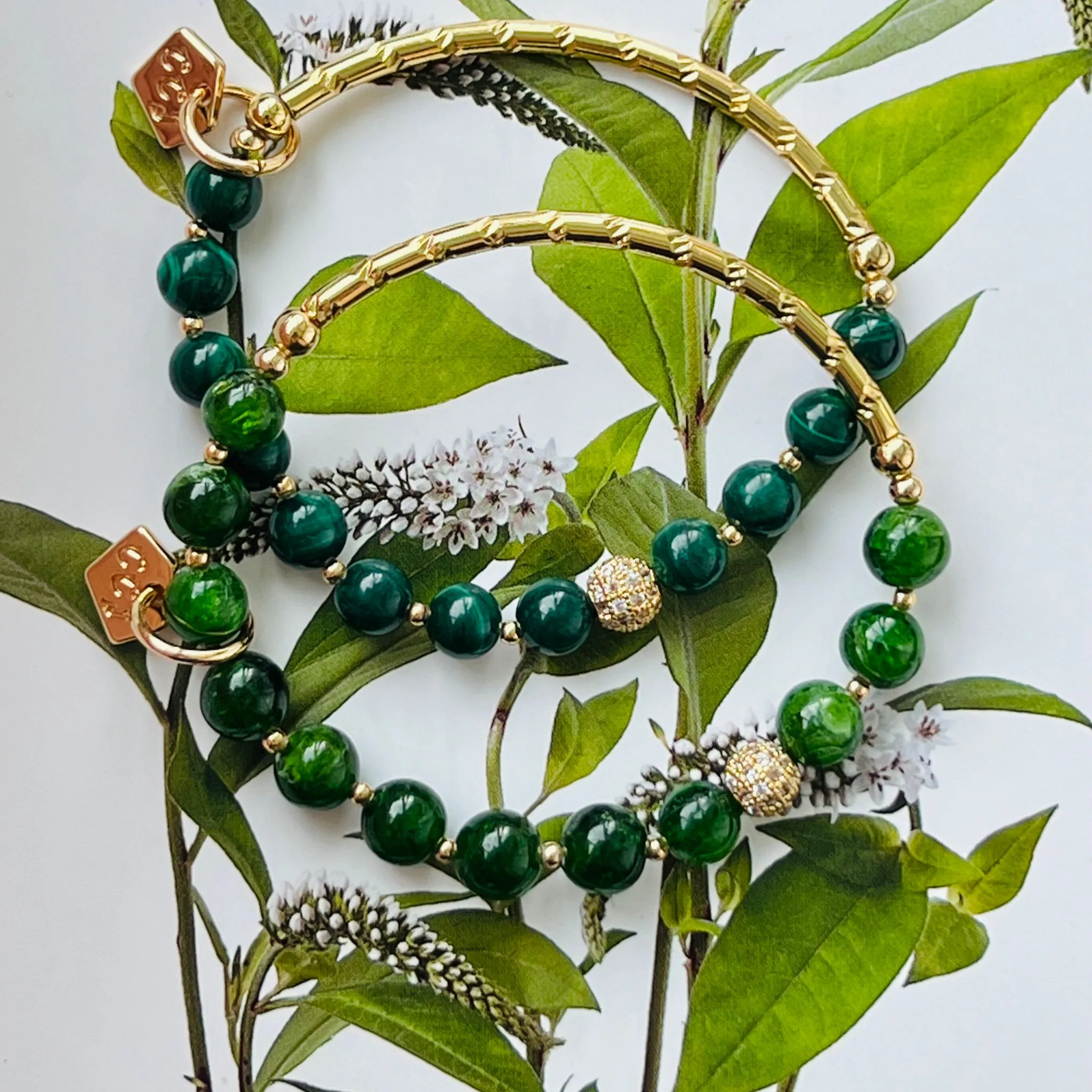 Delightful Diopside Delicate Diadem Bracelet