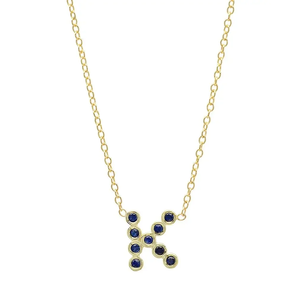 DSJ's Signature Meaningful Birthstone & Initial Necklace