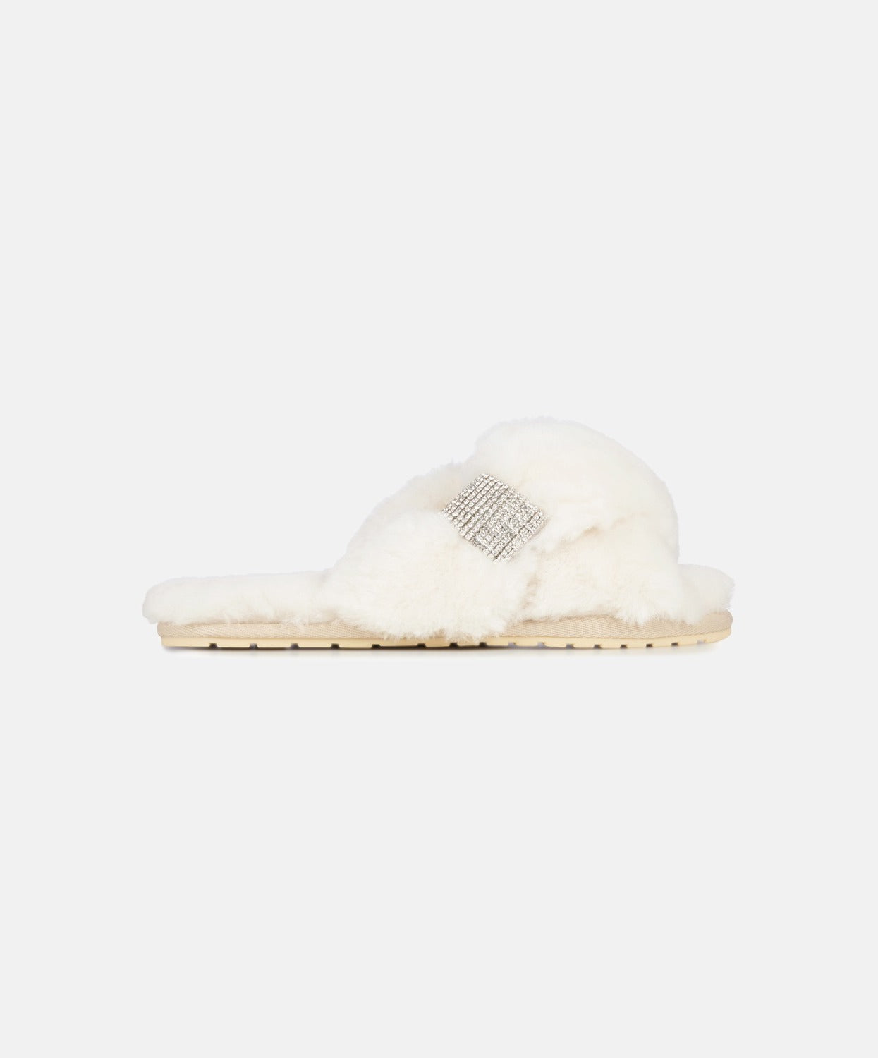 EMU Mayberry Crystal Natural Sheepskin Slippers