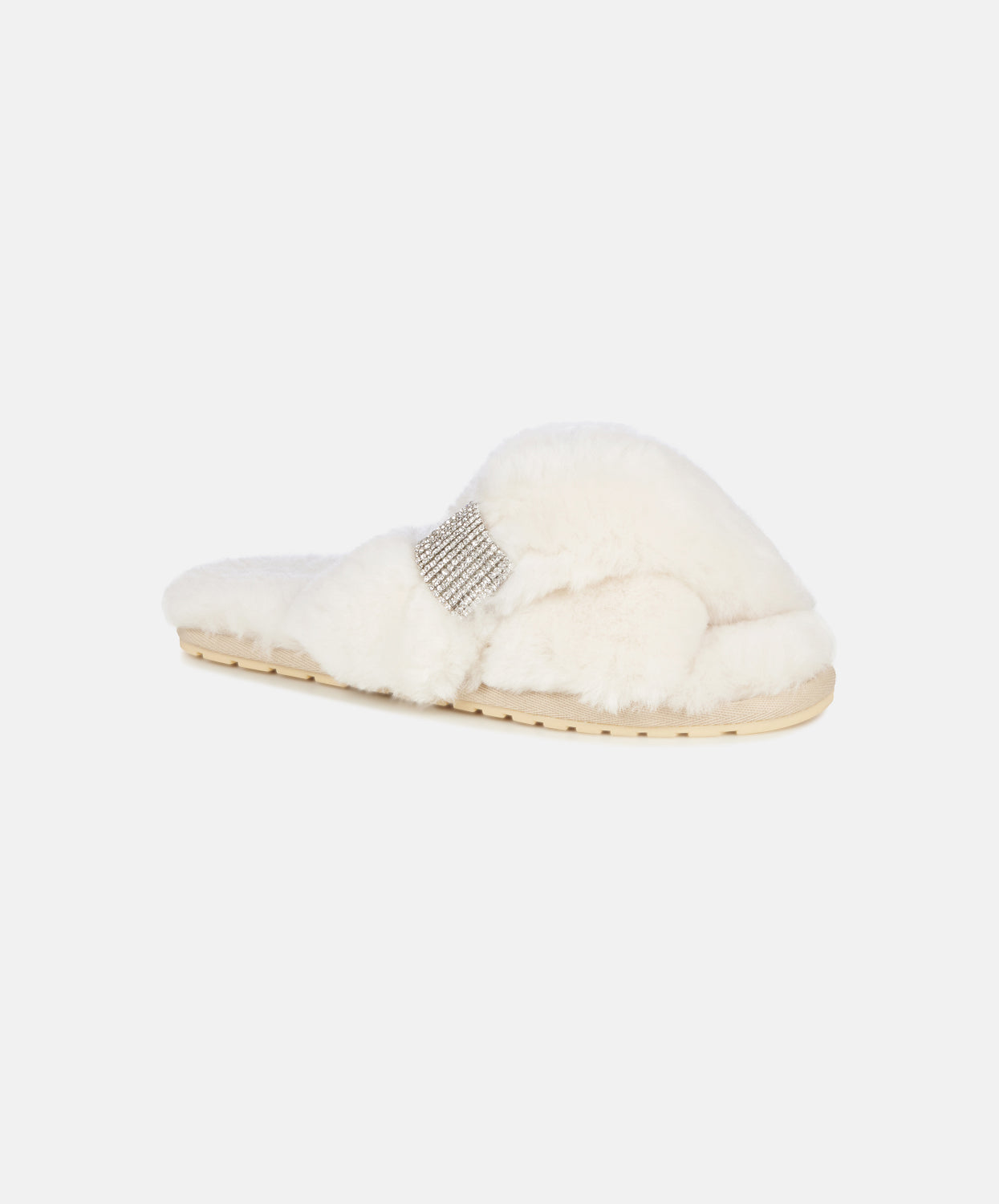 EMU Mayberry Crystal Natural Sheepskin Slippers