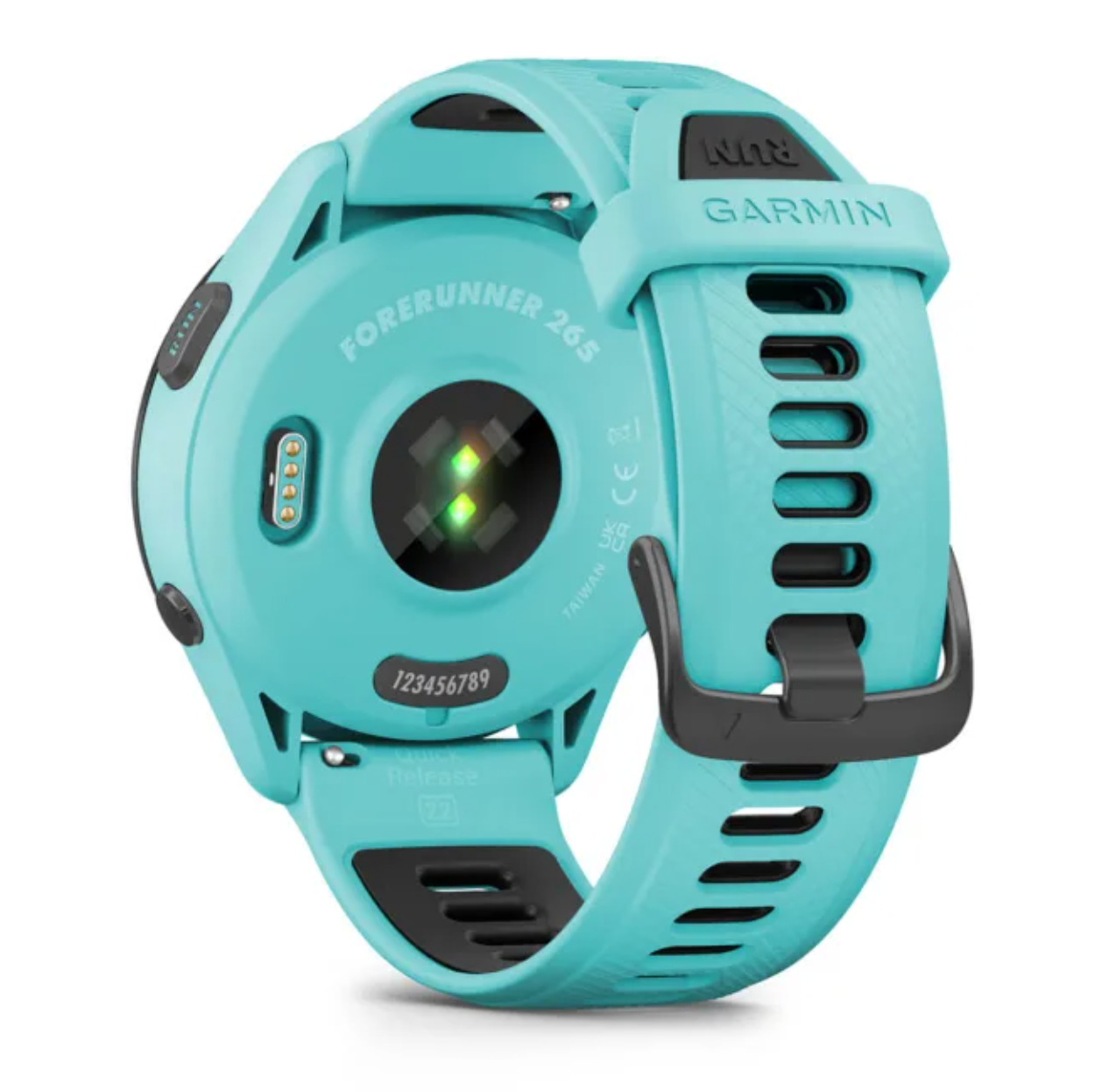 Garmin Forerunner 265, Black/Aqua