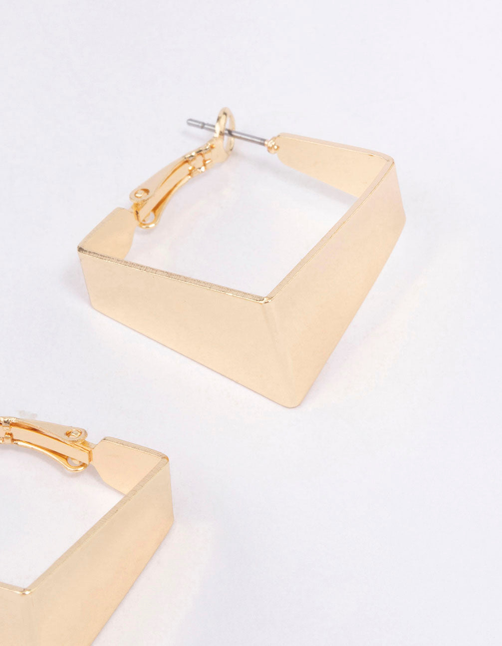 Gold Geometric Hoop Earrings