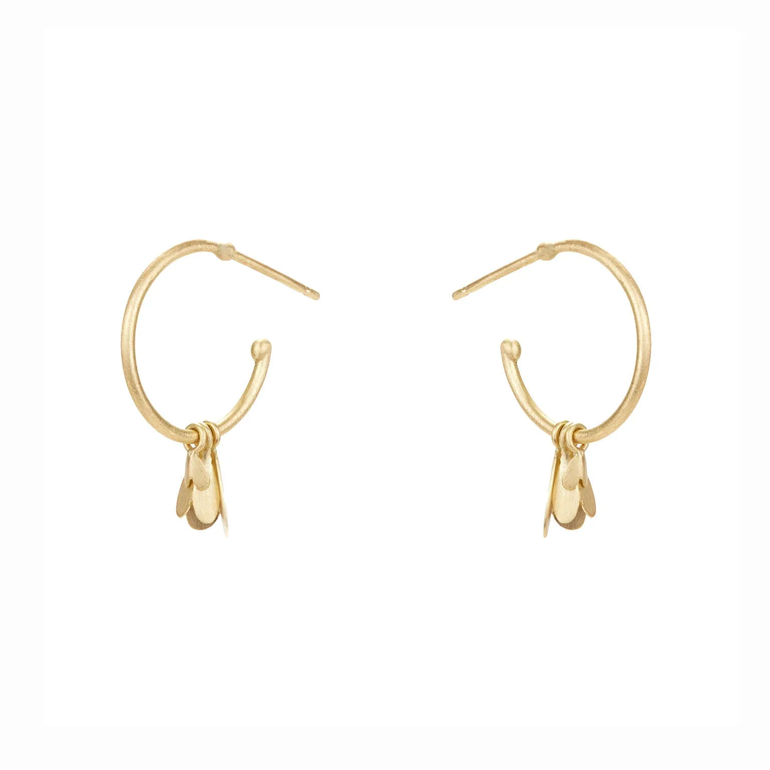 Golden Wings Hoop Earrings - Sia Taylor