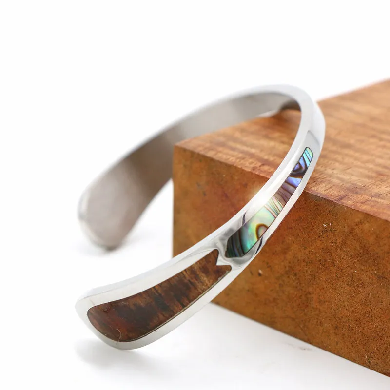 Hawaiian Koa Cuff Bracelet