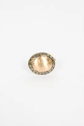 Jewel Ring Yellow Gold/Icy Yellow Diamond