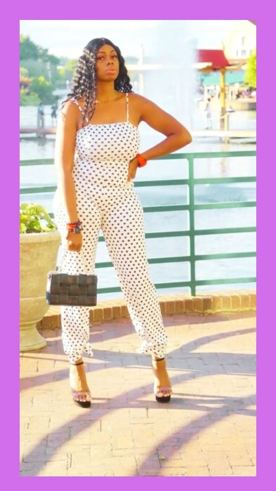 Just in Time Polka Dot Jumpsuit