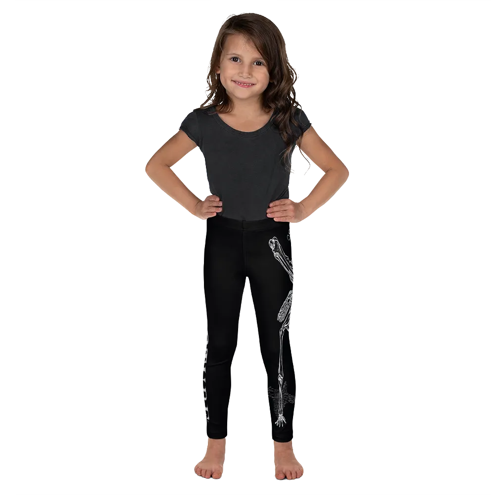 Kids CONTORTURE Leggings: Boney White