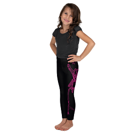 Kids CONTORTURE Leggings: Hot Pink