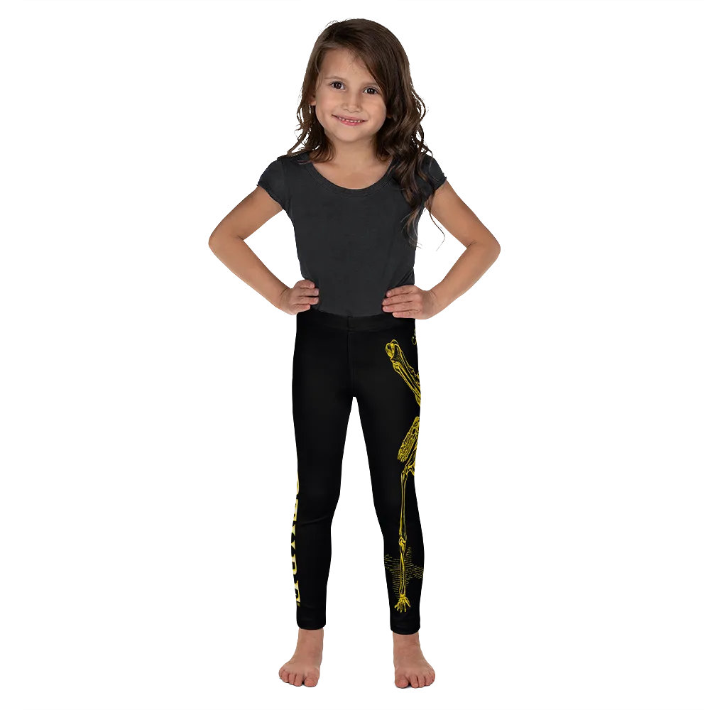 Kids CONTORTURE Leggings: Solid Gold