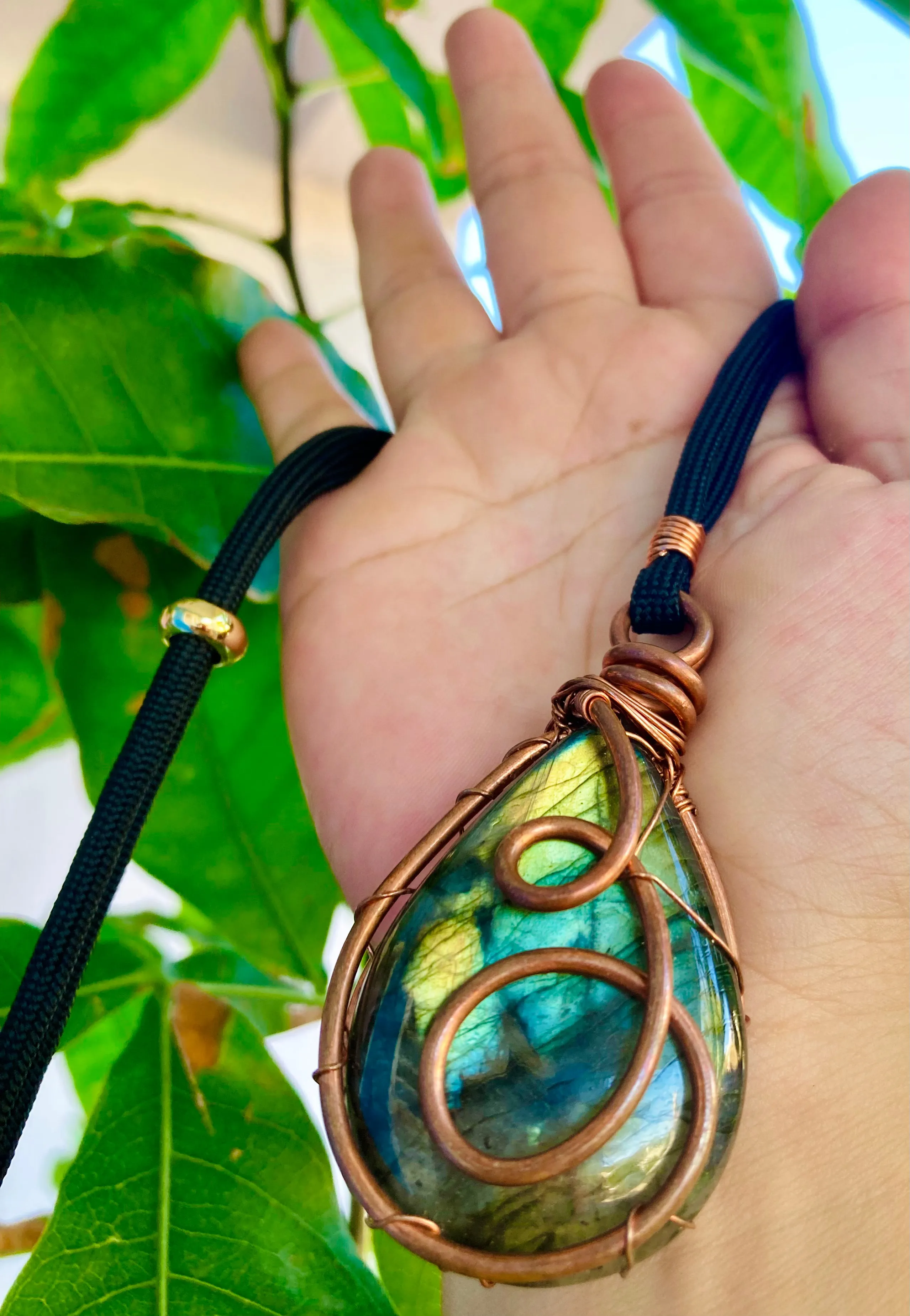 Labradorite Drop Pendant