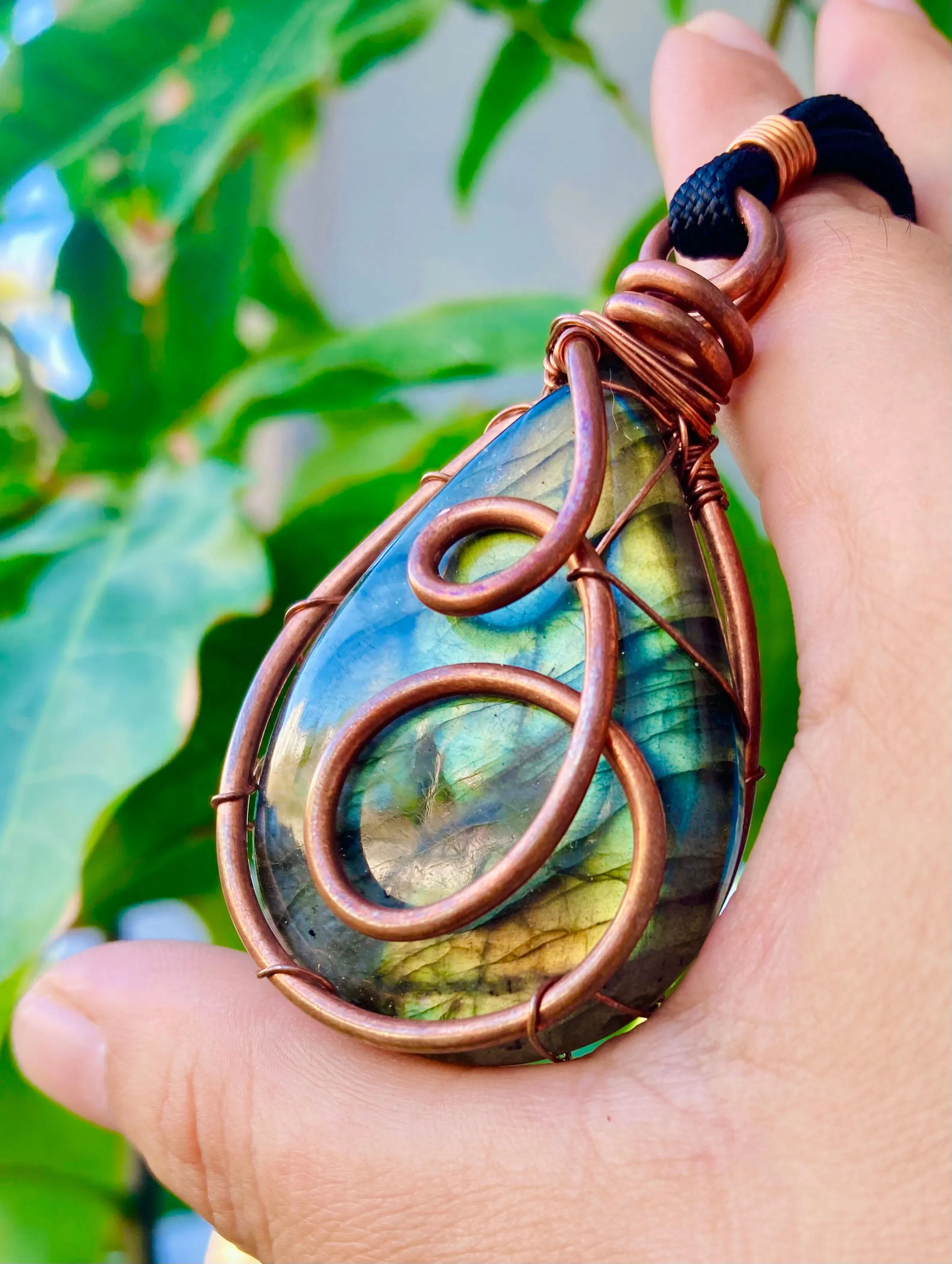 Labradorite Drop Pendant