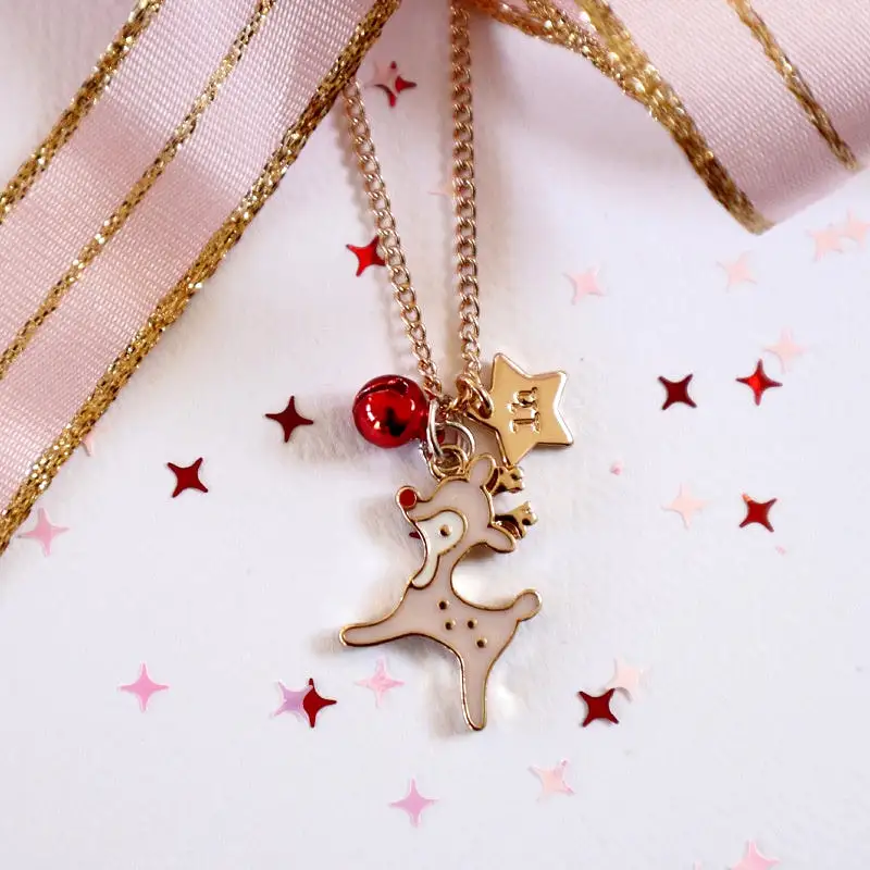 Lauren Hinkley Necklace - Jingle Bell Reindeer