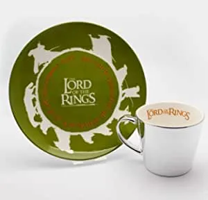 LORD OF THE RINGS - Mirror mug & plate