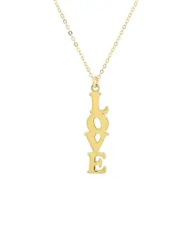 Love Vibes Necklace, Gold