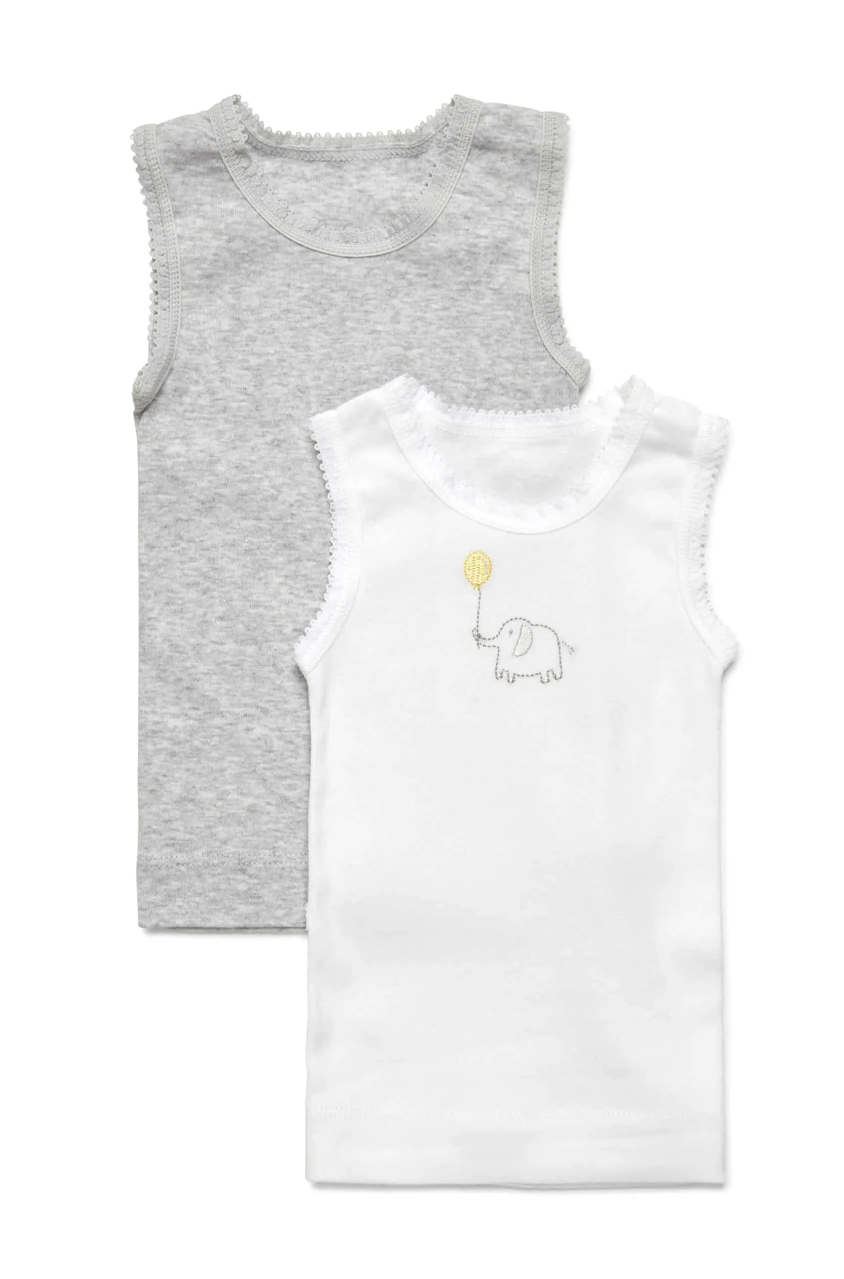 Marquise Two Pack Singlets Elephant