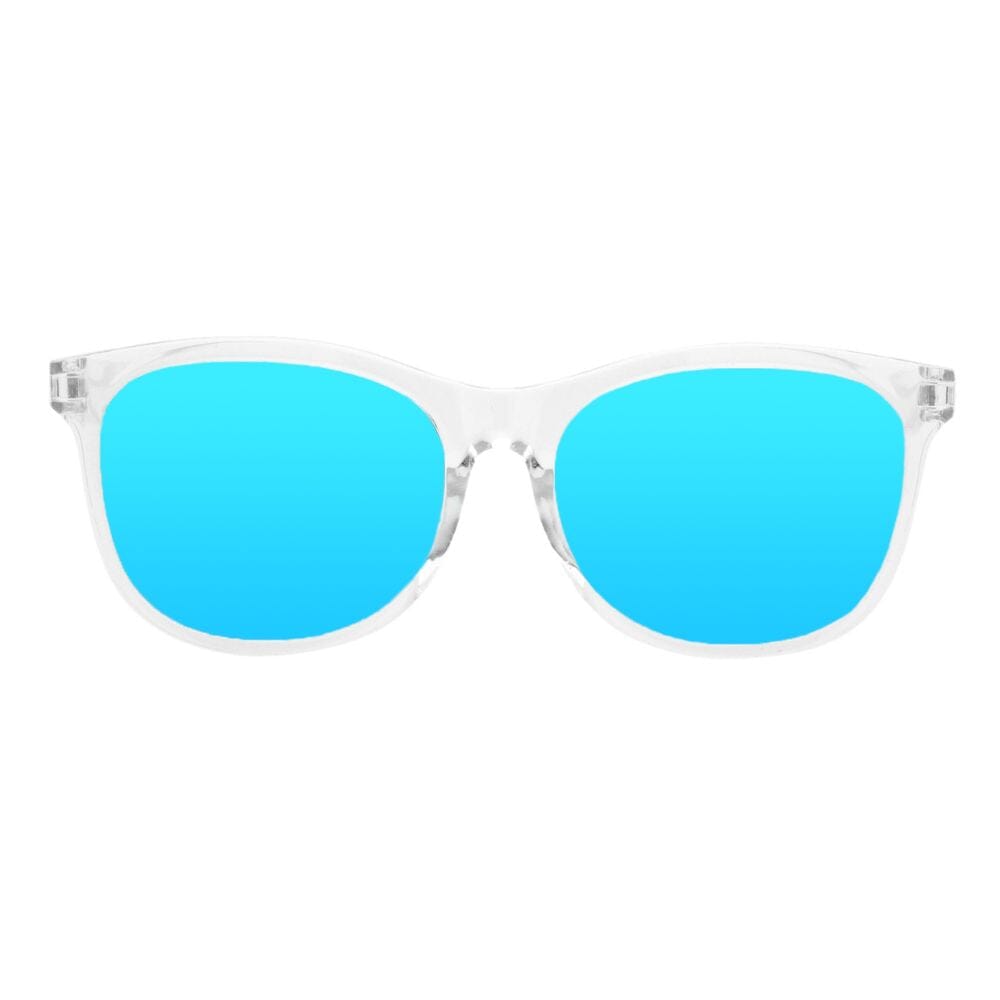 Marsquest Momentum Sunglasses - Crystal & Neon Blue